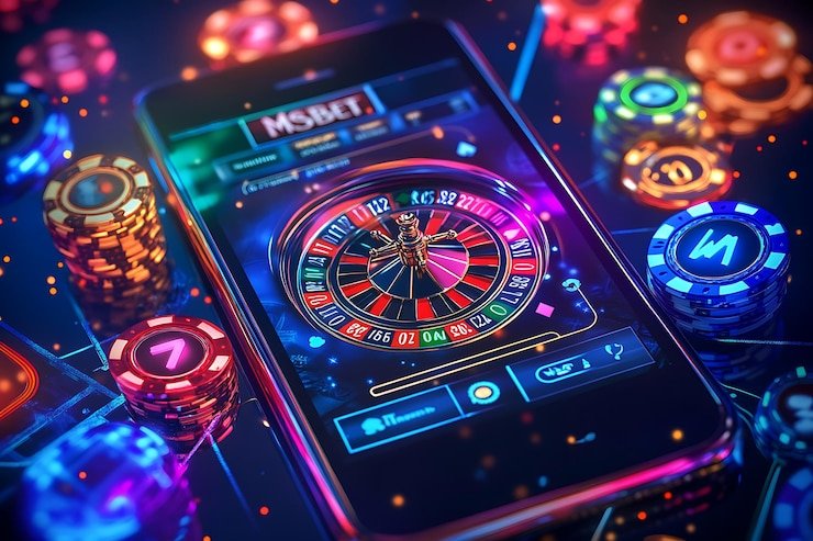 Pengguna memeriksa catatan transaksi mobile